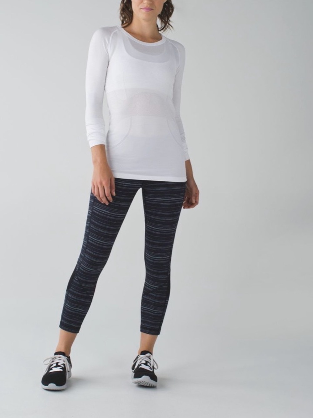lululemon athletica Black Space-Dye Capri Leggings